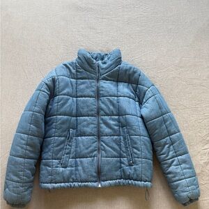 Levi's Denim Blue Puffer Jacket